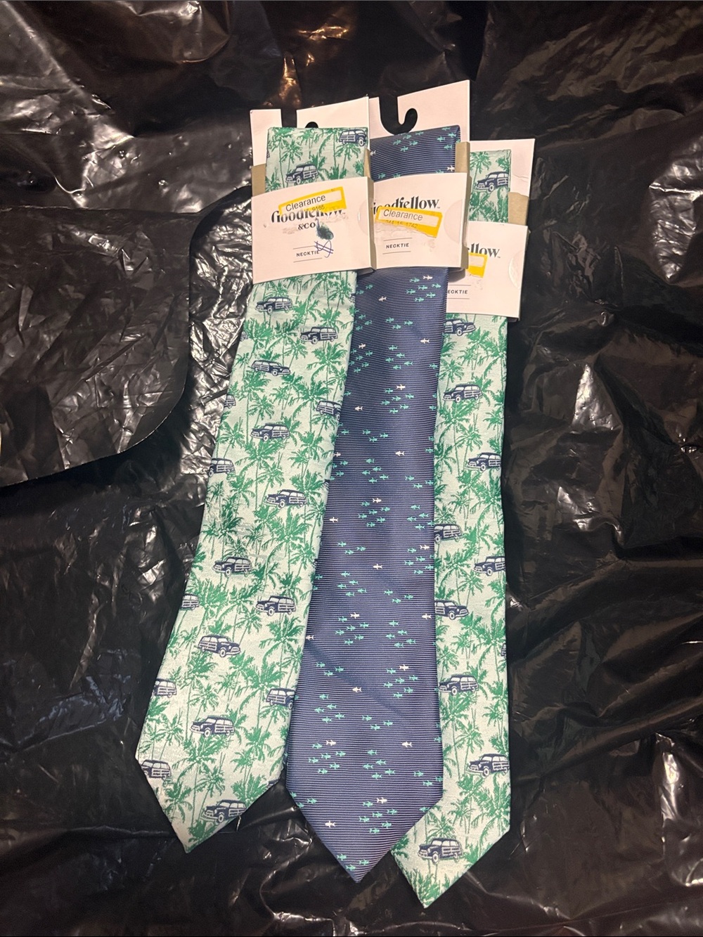 Goodfellow & Co Men’s Ties - Navy & Mint Green